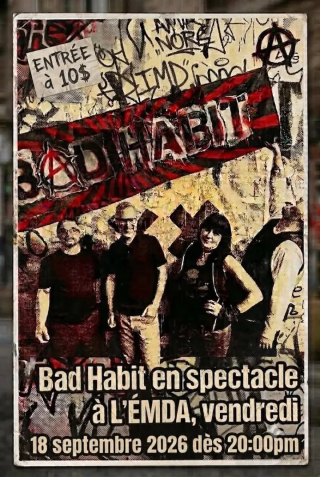🎶Ce soir! 

Nous vous attendons! 🎸